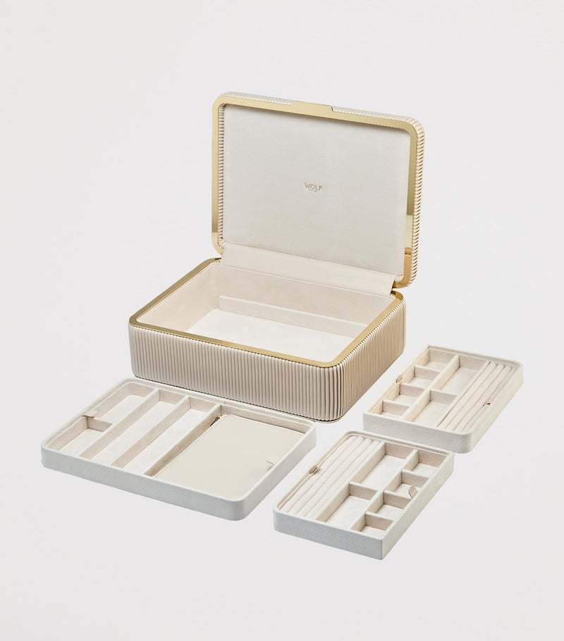 WOLF Large Bella jewellery box - British product