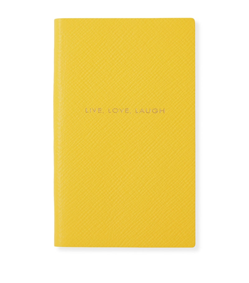 Smythson Panama notebook leather cover - British product