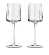 Harrods Christofle Set of 2 Crystal White Wine Glasses (170ml)- Buy online at McGrocer