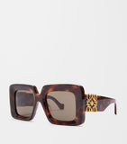 LOEWE Bevelled Square Sunglasses acetate frame, imported from the UK