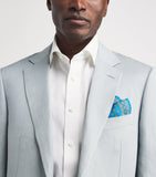 Eton silk floral pocket square 33cm (British brand)