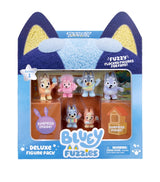 Harrods Bluey Fuzzies Deluxe Figure Set- Buy online at McGrocer