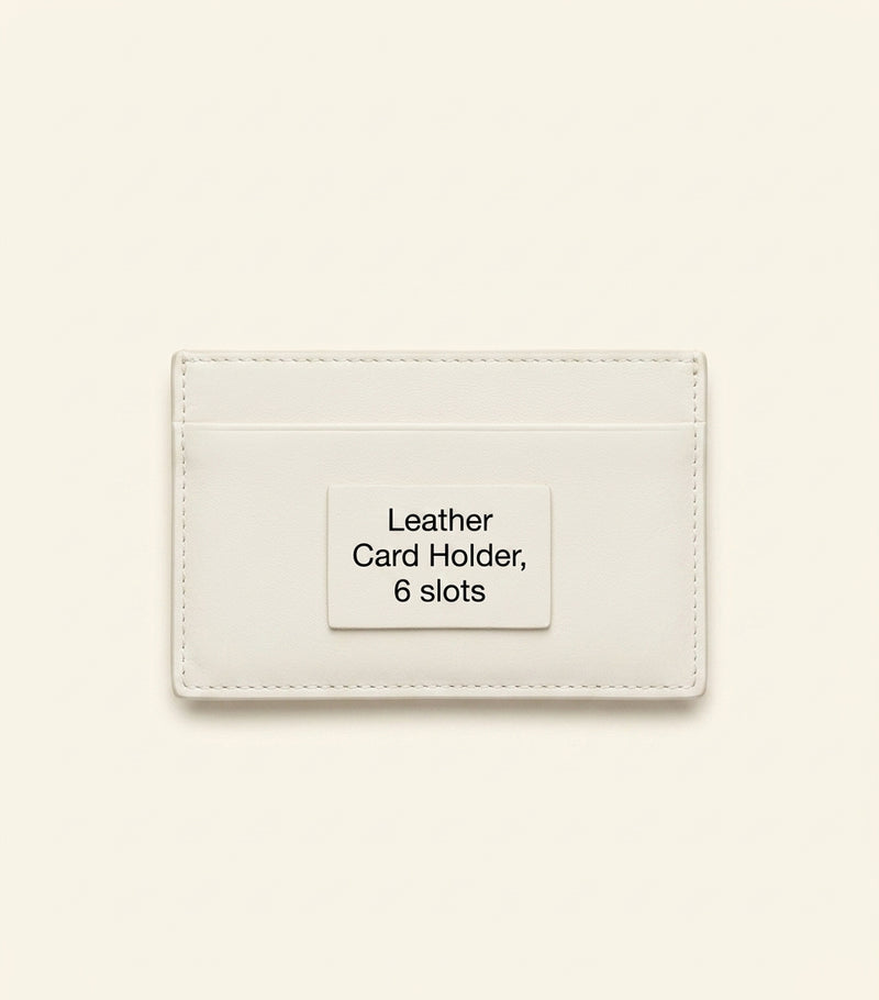 Prada goatskin woven card holder, UK version