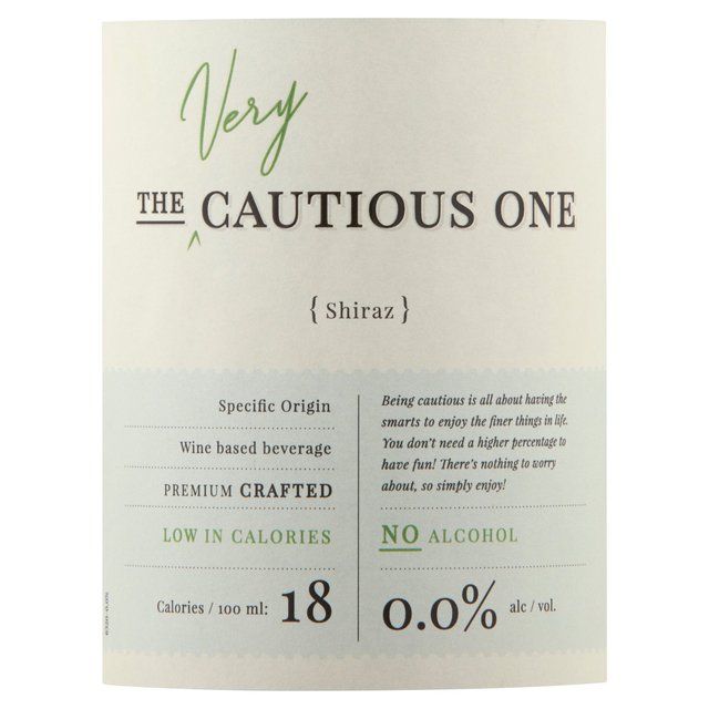 De Bortoli The Very Cautious One Shiraz 0% 75cl