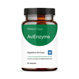 Holland & Barrett Mindly AviEnzyme DigeZyme Digestive Enzyme Complex 250 mg 60 Capsules- Buy online at McGrocer