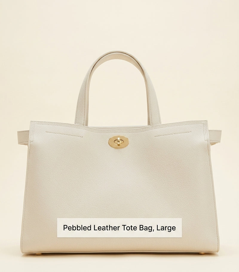 Burberry small leather Cotswolds check tote bag (British brand)