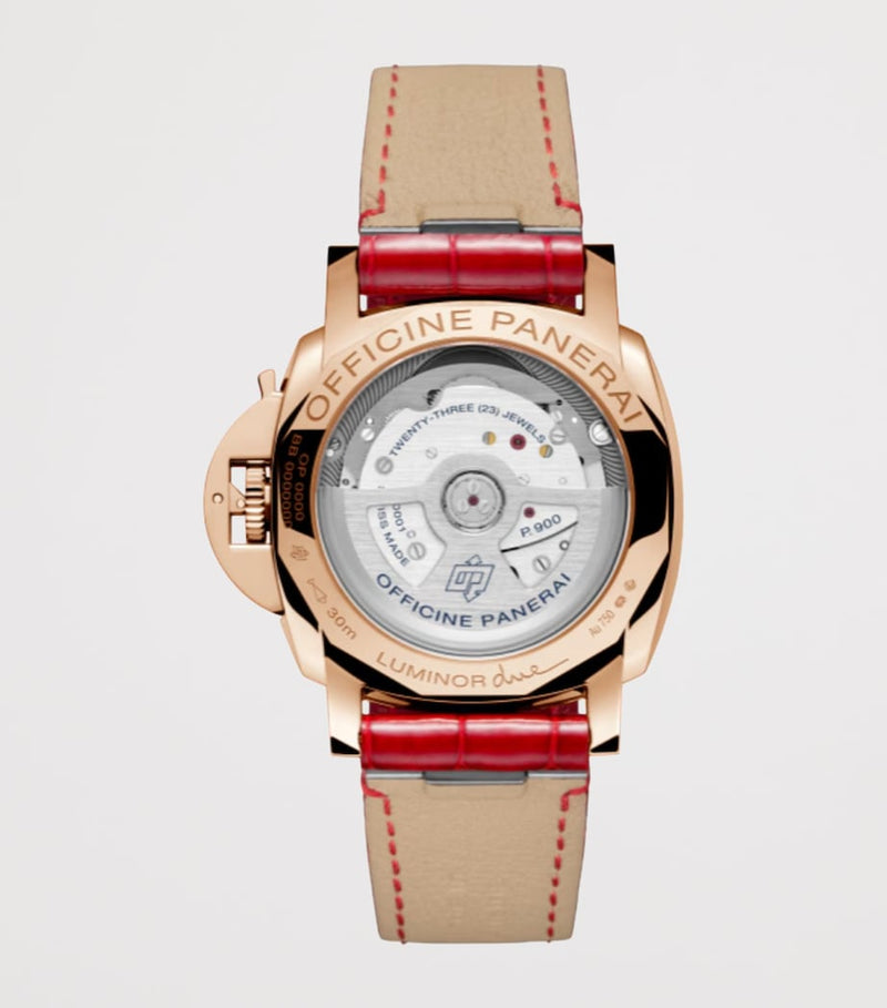 Panerai Luminor Due rose gold watch 38mm (British brand)