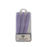 Superdrug Beautaholics Folding Dermaplaner and Eyebrow Shaper - Purple, Pack of 3- Buy online at McGrocer