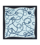 LOEWE silk twill scarf 90cm x 90cm, UK version