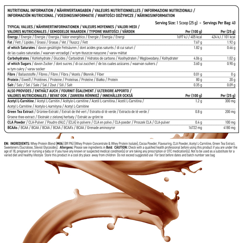 Diet Whey Protein Chocolate Dessert 1kg