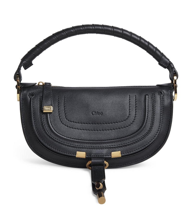 Chloé Marcie mini calfskin shoulder bag with tassels - British product