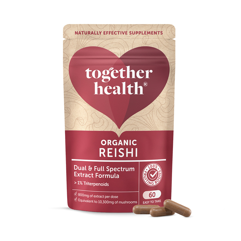Together Health Organic Reishi 60 capsules (British brand)