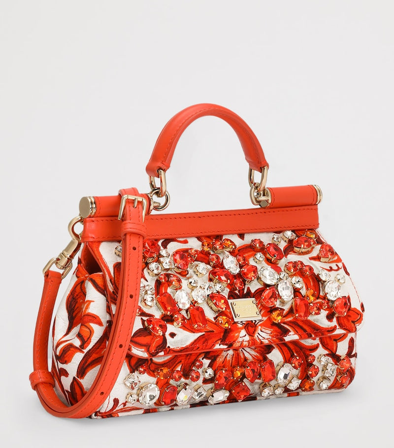 Dolce&Gabbana My Sicily top-handle bag Majolica print - British product