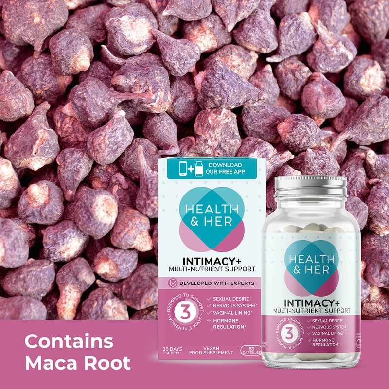 Health & Her Intimacy+ supplement 60 capsules, UK version