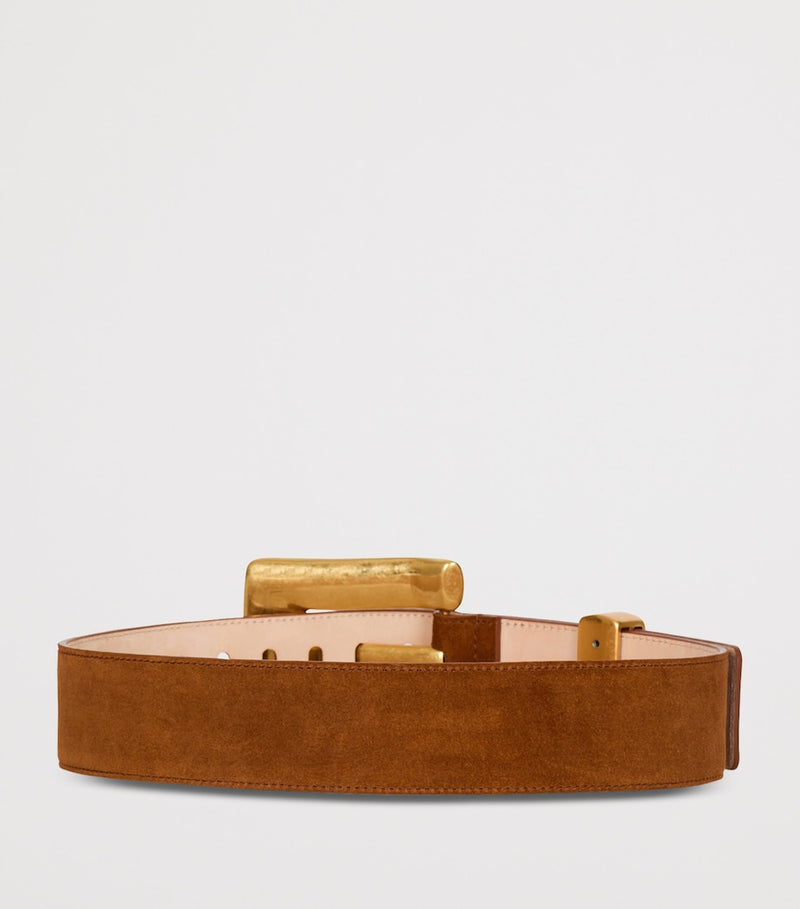 Balmain Suede Anthem Belt 4.5cm (British brand)