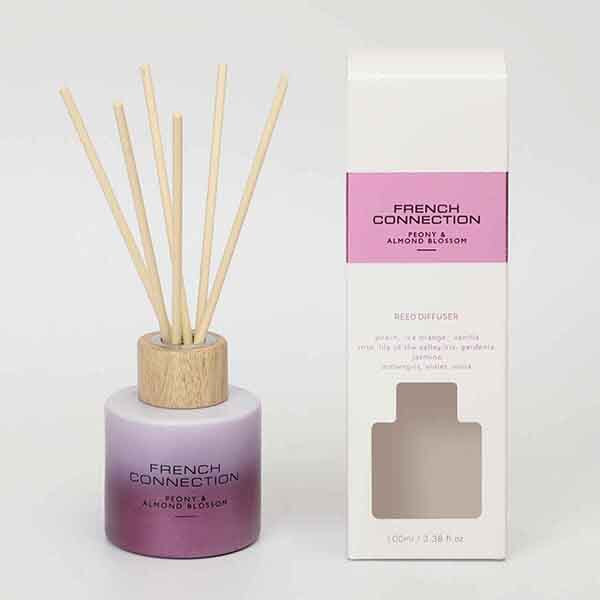 French Connection Peony Almond Blossom Reed Diffuser 100ml - British product
