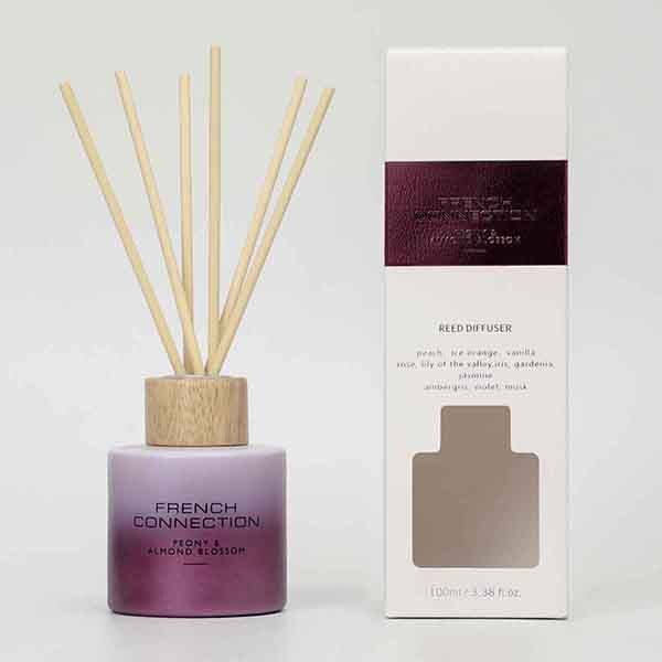 French Connection Peony Almond Blossom Reed Diffuser 100ml - British product