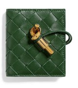Harrods Bottega Veneta Nappa Leather Andiamo Flap Card Holder- Buy online at McGrocer
