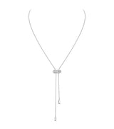 Harrods Messika Moderniste White Gold and Diamond Tie Necklace (0.10ct)- Buy online at McGrocer
