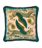 Emma J Shipley Velvet Lynx cushion 46cm x 46cm - British product