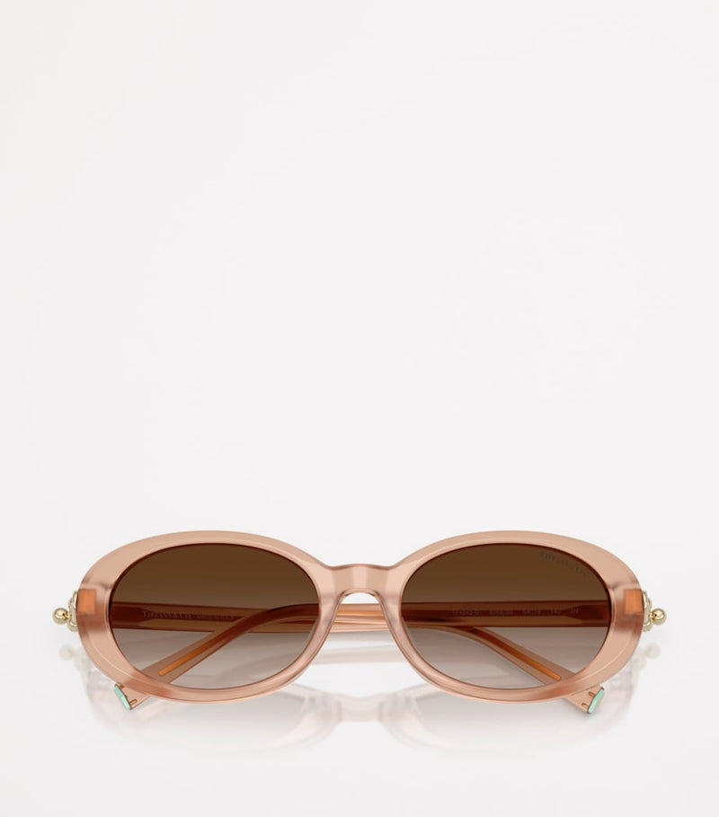 Tiffany & Co. oval acetate sunglasses, UK version