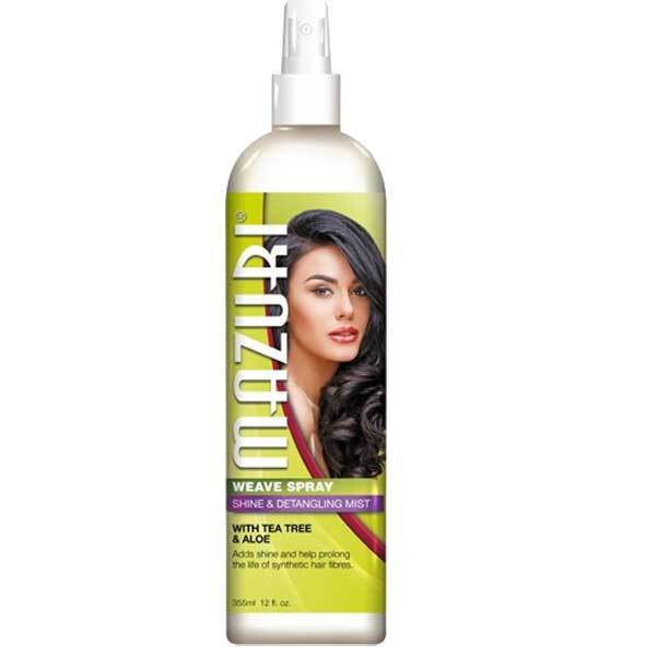 Mazuri Weave Spray Detangling Mist Synthetic Hair, imported from the UK