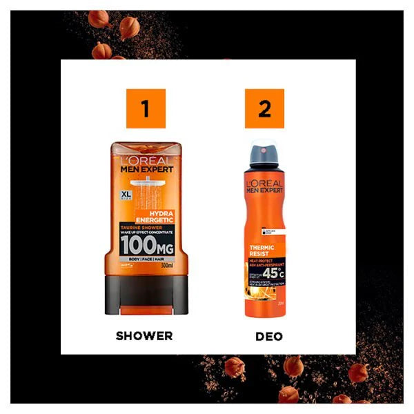 L'Oreal Paris Men Expert Thermic Antiperspirant Spray 250ml, imported from the UK