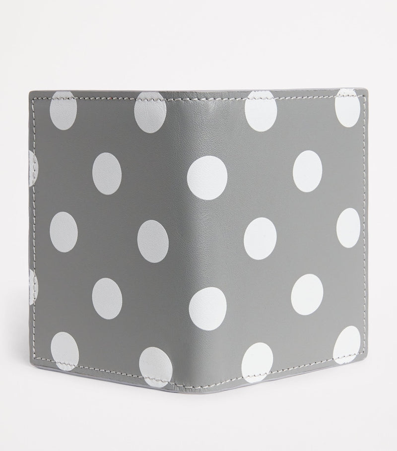 Comme des Garçons Wallet polka-dot card holder 10x8cm - British product