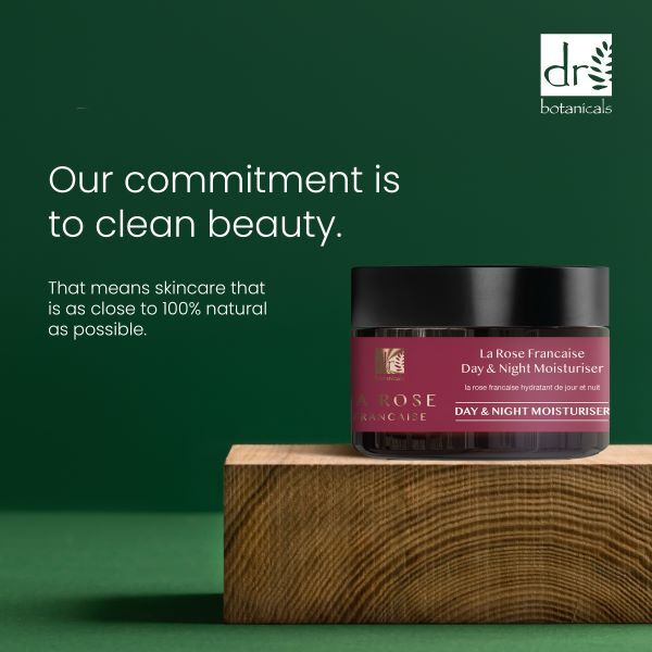 Dr Botanicals La Rose Francaise Duo Day & Night Moisturiser 50ml (British brand)