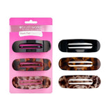 Superdrug Brushworks Sleek Flat Claw Clips - 3 Pack- Buy online at McGrocer