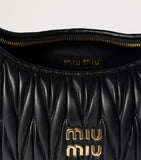Miu Miu matelassé leather Wander top-handle bag (British brand)
