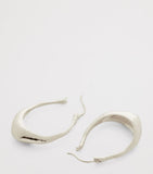 Monica Vinader medium sterling silver Deia earrings (British brand)