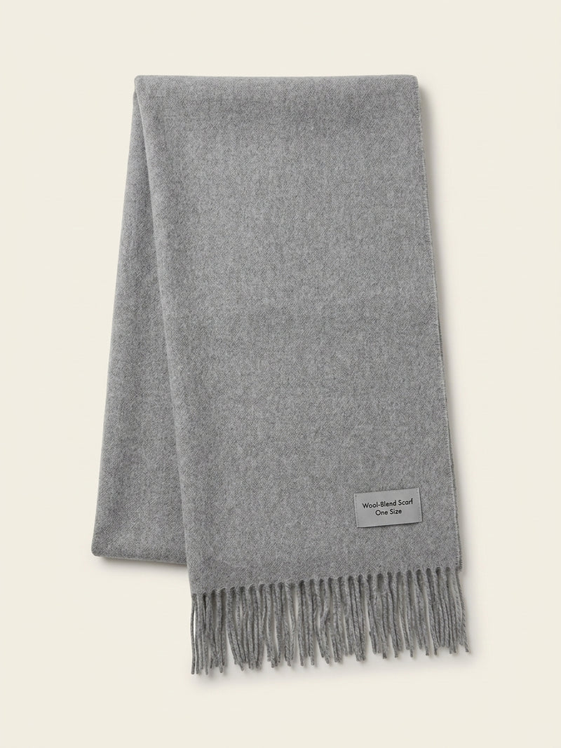 Mulberry wool check rectangle scarf Night Sky, UK version