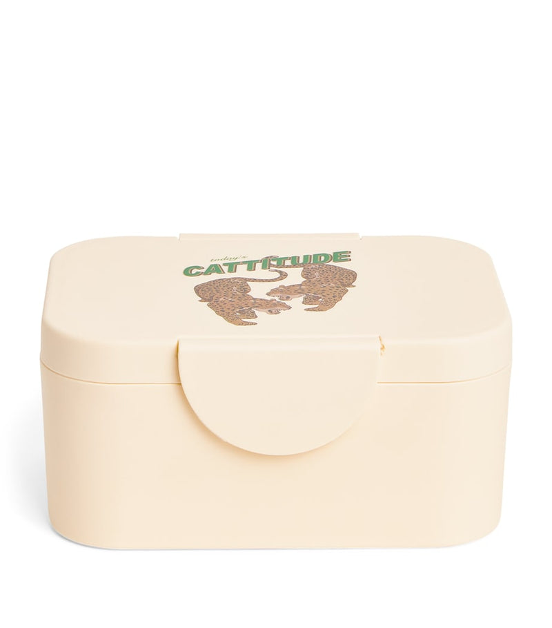 Konges Sløjd lunch box Cattitude print 17cm, UK version