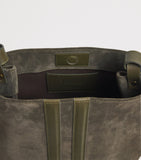 Harrods x Tusting suede H tote bag - British product