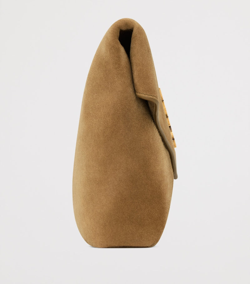 Saint Laurent Cassandre suede envelope pouch (British brand)