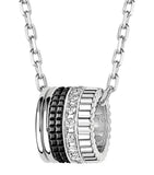 Boucheron Quatre white gold diamond necklace 50cm, UK version