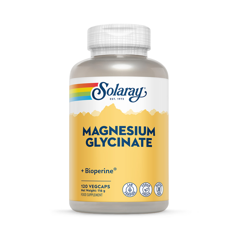 Solaray Magnesium Glycinate 350mg 120 capsules, UK version