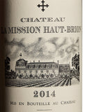 Château La Mission Haut-Brion 2014 Merlot red wine 75cl - British product