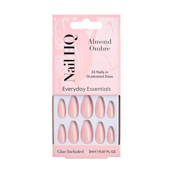 Nail HQ Almond Ombre false nails 24 pieces, imported from the UK