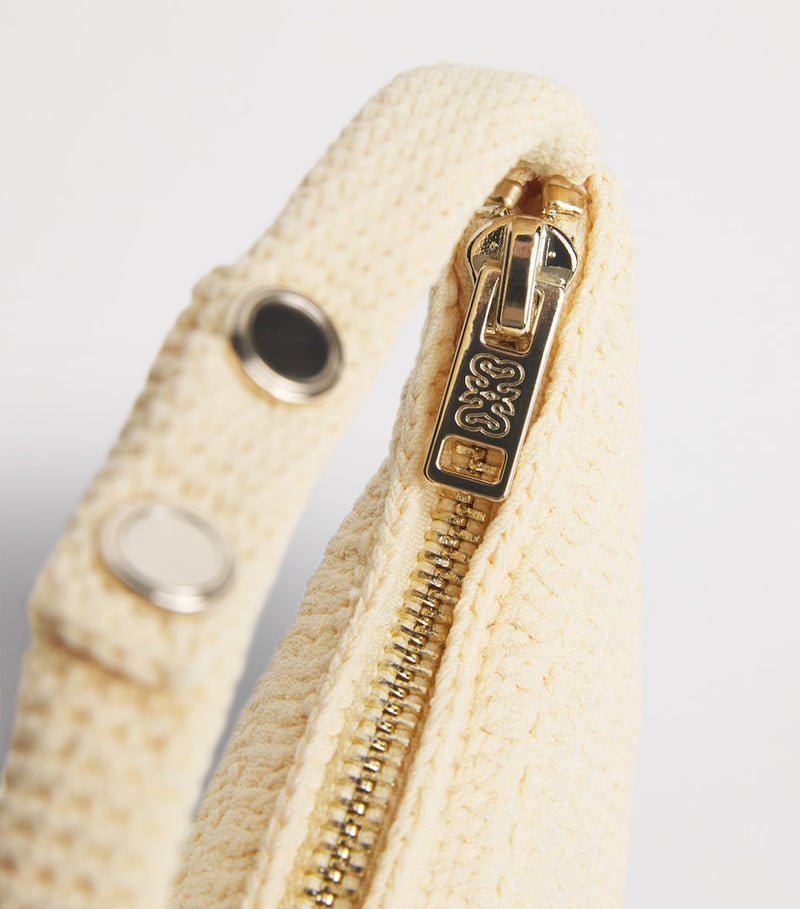 Sandro Paris mini crochet top-handle bag in viscose blend - British product