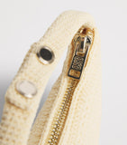 Sandro Paris mini crochet top-handle bag in viscose blend - British product