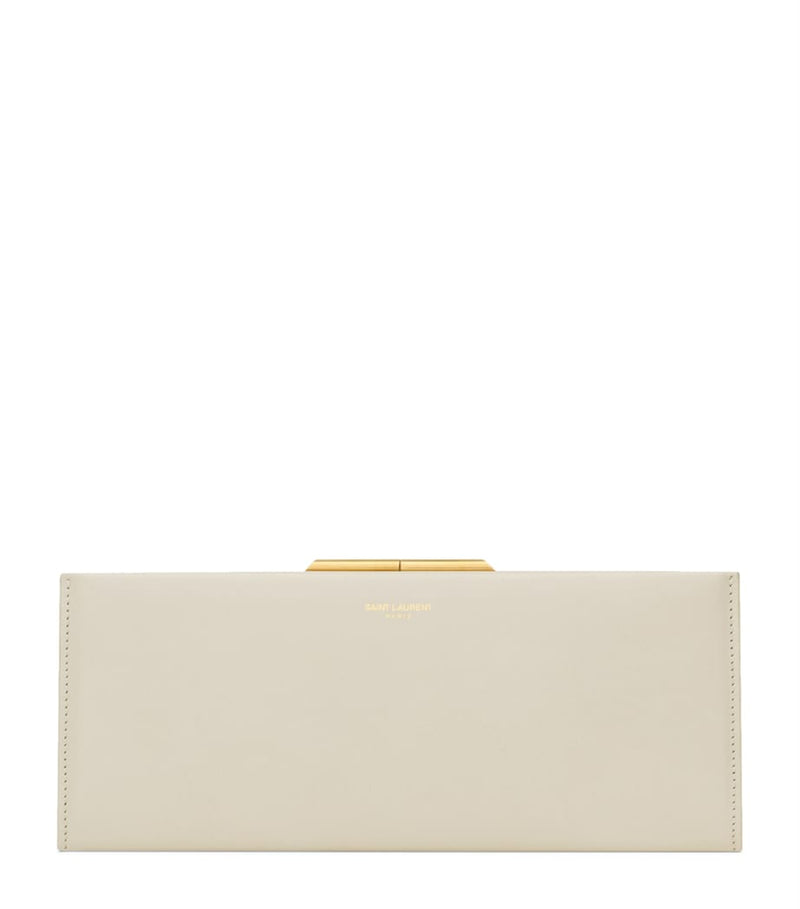 Saint Laurent Calfskin Midnight Clutch Bag, UK version