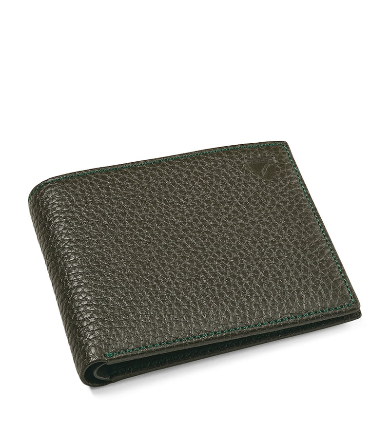 Aspinal of London leather bifold wallet 8.6x10.7cm - British product