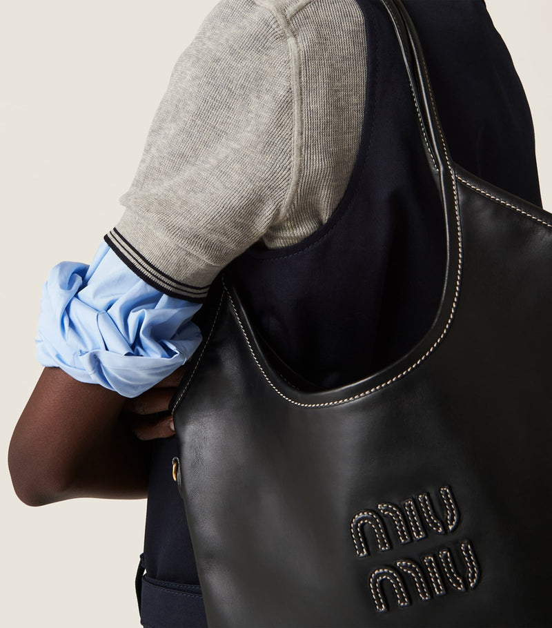 Miu Miu Ivy tote bag calf leather Italian luxury (British brand)
