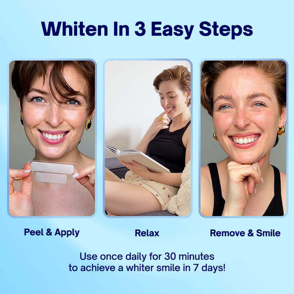 MySweetSmile teeth whitening strips 21 treatments imported from the UK