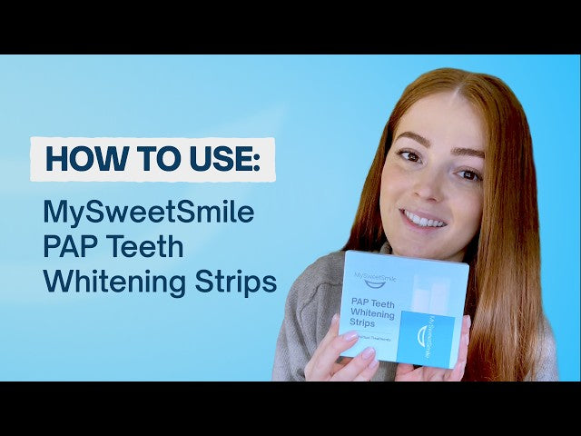 MySweetSmile teeth whitening strips 21 treatments imported from the UK