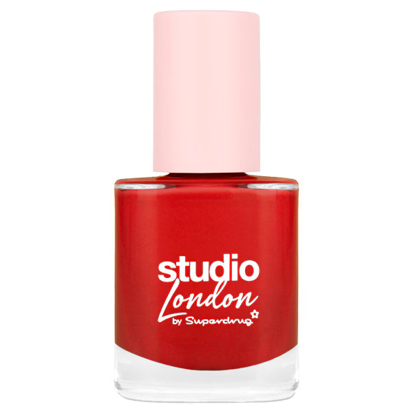 Studio London Red Nail Polish Bottle (British brand)