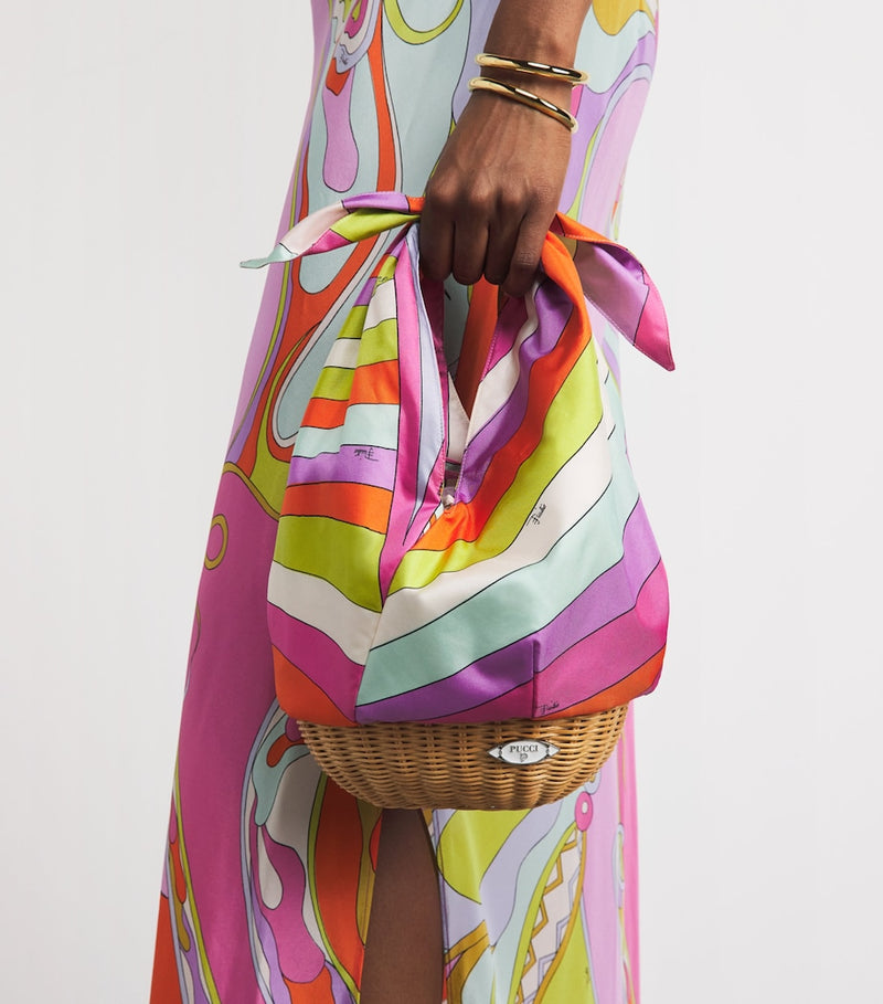PUCCI Iride Print bucket bag (British brand)