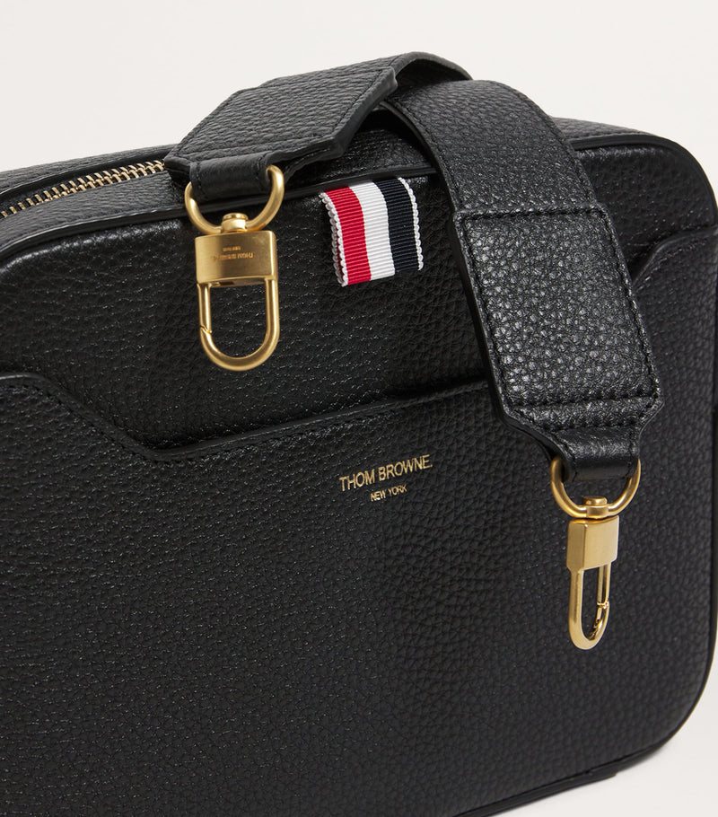 Thom Browne small camera bag pebbled leather, UK version